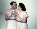 Pink Adult Baby, men in drag, crossdressers, 1940s, PFLV09P08_07