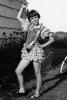 Little Girl in Frilly Dress, 1930s, PFLV10P09_12B