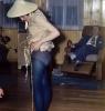 Full Cut Panties, Lady lifts dress, upskirt, 1950s, PFLV10P14_11
