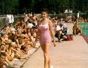Swimsuit Pageant, Showing off to the crowds, Sunny, Sun Worshippers, Poolside, 1950s, PFMV01P01_11