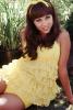 1960s, Pretty Girl, Yellow, Smiles, Ruffles