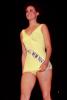 Woman, Smiles, Miss New York State, Pageant, Yellow Onsie, 1960s