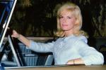Blonde, woman, female, car, 1960s