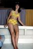 Swimsuit Pageant, Yellow Polka-Dot Bikini, Posing Model, 1960s