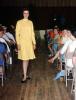 1970s, Leggy Woman, Yellow Dress