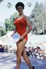 Woman, Female, Pageant, Arms, Swimsuit, 1960s, PFMV02P07_12