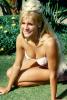 Lady, Bikini, Swimsuit, Bouffant Hairdo, 1960s
