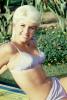 Lady, Bikini, Swimsuit, Smiles, Sun Worshipper, Blonde, Bellybutton, 1960s, PFMV02P12_11