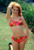 Lady, Swimsuit, Sun Worshipper, Redhead, mod bikini, 1960s
