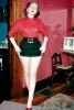 Woman, Boudoir, Lifts Skirt, 1958, 1950s