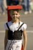 Girl, Costume, Marching
