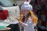 Girl Blowing Bubbles, April Fools Parade, PFPD01_241