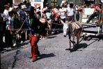 Donkey pulling a Cart, Saint Thomas, 1950s