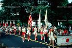 Color Guard, Marching, Glenrock, 1950s, PFPV02P03_03