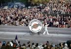 Big Base Drum, Northwestern University Band, Rose Parade, 1950, 1950s, PFPV03P09_01