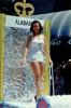 miss Alabama float, crown, Miss Universe Parade, Long Beach, California, July 1955, 1950s, PFPV03P12_07