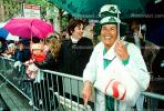 Mad hatter, Saint Patrick's Parade, down Market Street, PFPV03P13_12