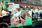 Horse, Saint Patrick's Parade, down Market Street, PFPV03P14_10
