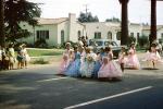 Girls, ladies, Formal Dress, 1950s, PFPV04P08_09