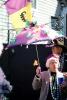 Man, Wig, Pink Umbrella, Mardi Gras, Carnival, French Quarter, PFPV04P13_07