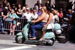 Dykes on Bikes, Vespa, Lesbian Gay Freedom Parade, Market Street, PFPV05P02_17