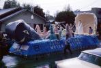 Jonah the Whale, King Neptune's Water Festival, Mermaids, Smiling Whale, Car, automobile, Lakeland Parade, 1950s