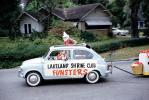 Lakeland Shrine Club Funsters, Minicar, automobile, Car, clown, whitewall tires, 1950s, PFPV05P13_19