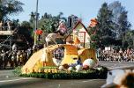 Mouse, House, Mushrooms, Rose Parade, January 1961, 1960s