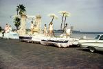Ladies in Swimsuits, Palm Trees, Festival of States, Saint Petersburg, Florida, 1960s, PFPV06P13_19