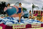 Fish, Saint Pete Beach, Treasure Island, Waves, Ocean, Festival of States, Saint Petersburg, Florida, 1960s