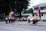 Color Guard, soldiers, men, rifles, Tiro-Auburn, Ohio, July 1983, 1980s, PFPV07P04_12