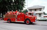 Liberty Toiwnship, Ford Fire Engine, Sulfer Springs Sesquicentennial Parade, Tiro-Auburn, Ohio, July 1983, 1980s