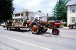 Tractor, Trailer, farmer, Sulfer Springs Sesquicentennial Parade, Tiro-Auburn, Ohio, July 1983, 1980s, PFPV07P05_08