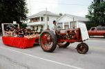 1935 Farmall Tractor, float, boys, Sulfer Springs Sesquicentennial Parade, Tiro-Auburn, Ohio, July 1983, 1980s, PFPV07P05_18