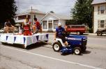 Ford 165 Grass Cutter, Lawn Mower, Sulfer Springs Sesquicentennial Parade, Tiro-Auburn, Ohio, July 1983, 1980s, PFPV07P06_06