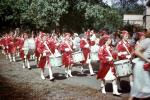 Marching Band, drums, girls, costumes, Malcolm R Giles Memorial High School, PFPV07P10_18