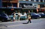 Rialto Coffee Shop, Shriner, car, automobile, vehicle, street, road, Salem, 1958, 1950s