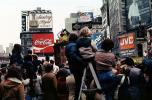 Times Square, People, Crowds, Macy's Thanksgiving Day Parade