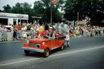Miss Behavin Fire Truck, Clown, Pine Lake, Kingsbury, Indiana, 1950s, PFPV09P04_18