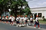 Marching Drum Band, Girls, Red Beret, socks, June 1965, 1960s, PFPV09P05_10