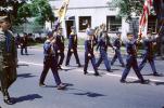 Cub Scouts Color Guard, Marching, June 1965, 1960s