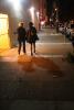 Women Walking, sidewalk, night, nighttime, PFSD01_169