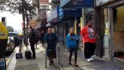 Woman using a Walker, Street People, The Mission District