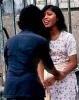 Couple arguing on the sidewalk, Woman, Saree, Mumbai, PFSV01P12_02C