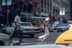 Men, crosswalk, traffic, cars, bus, busy intersection, PFSV02P03_19.2010