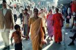 Crowds, Population Control, Girl, Female, woman, lady, Kathmandu, PFSV02P08_09