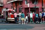French Quarter, hot dog stand, Bourbon Street