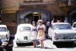 Women, Costume, Volkswagen Beetle, Mercedes Benz, 1960s, Milkmaid Costumes, Cars, automobiles, vehicles, PFSV05P07_16