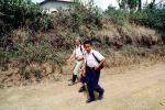 School boys, walking, PFSV05P14_02
