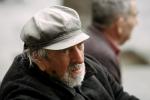 Man wearing  a Hat, Beard, Nose, Barcelona, Spain, PFSV06P08_02